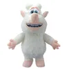 Costumes de mascotte 2m / 2,6 m Costume de monstre de neige blanc mignon pour le divertissement adulte Furry Blow Up Costume de mascotte personnage fantaisie