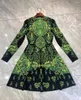 Casual Dresses 2024 Spring Summer Luxury Fashion Women High Quality Long Sleeve Sticked Slim Dress 2 Color DDXGZ2V 1.28