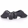 Boots Men Latin Salsa Chaussures de danse adultes Jazz Tango Dance Chaussures Black / White Pu Kid