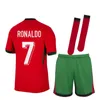 2024 Portugals Jersey Ronaldo Bruno Fernandes Diogo J. Portuguesa Uruguay Joao Felix MAILLOT DU PORTUGALS Vor dem Spiel Special Bernardo Doha Kids Football Kits