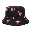 Panamá Bucket Hat Homens Mulheres Verão Cap Flamingo Bob Hip Hop Gorros Pesca Pescador 240311