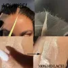 Verschluss Wowangel 7x7/6x6/5x5 Hd Spitzenverschluss menschliches Haar Schmelze Haut Tiefes Teil natürliche Kopfhaut Real Hd Spitzenverschluss nur gerade jungfräuliche Haare