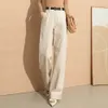Off white narrow version wide leg jeans for womens spring 2024 new high waisted slimming loose straight leg draping floor pants