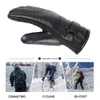 Cycling Gloves Electric Heating Gloves Charging USB Hand Warmer Electric Heating Gloves Winter Motorcycle Hot Touch Screen Bicycle Gloves Water 240322