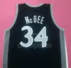 Nevada University Javale McGee 34 White Navy Blue College Retro Basketball Jersey Men's ed Custom Number Name Jerseys