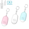Self Defense Alarm Keychain 130dB for Kid Girl Elderly Personal Safety Scream Loud Emergency Security Protect Alert Rechargeable