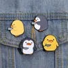 penguin duck knife brooch Cute Anime Movies Games Hard Enamel Pins Collect Cartoon Brooch Backpack Hat Bag Collar Lapel Badges