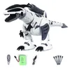 RC Robot Dinosaur Intelligent Interactive för Smart Toy Electronic Remote Control Tyrannosaurus Collectible Model E65D 240321