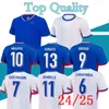 France Maillots de Football 2024 Koszulki piłkarskie francuskie benzema koszule piłkarskie mbappe griezmann pogba kante maillot foot Kit Top koszulę Hommes enfants Men Set
