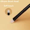 1/5st Silice Eyeshadow Borstes Soft Lip Balm Eyeliner Applicator Ccealer Eyebrow Borstes Portable Facial Makeup Beauty Tool P1D5#