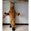 Nouvelles offres spéciales Costume de mascotte de lama fête d'anniversaire thème d'anime déguisement Costume Halloween personnage tenues Costume