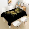 Table Cloth Fashion Butterfly Home Dining Cover Coffee Decor Picnic Rectangular Waterproof And Oil-proof Tablecloth