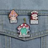 Cute Cartoon Mushroom Enamel Pin Creative Phrase Dont Be a Pussy Brooches Gift Backpack Clothes Accessories Lapel Badge Jewelry