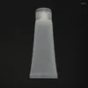 Storage Bottles 200Pcs 50Ml Frosted Clear Plastic Soft Tubes Empty Cosmetic Cream Emulsion Lotion Packaging Containers