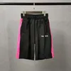 Дизайнерские мужские шорты Мужские шорты с принтом в полоску Летние пляжные брюки Свободные повседневные спортивные брюки Размер S-XL