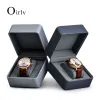 Fall OIR Premium läderharts Watch Box Display Show smycken Organiser Festival Gift for Man and Woman