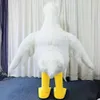 Trajes de mascote 2m/2.6m gigante iatable pele grande galo vermelho pássaro traje adulto caminhada completa mascote entretenimento explodir terno fantasia