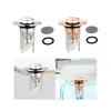 Bath Accessory Set Bathroom Sink Stopper Bathtub Converter Bounce Drain Strainer For Wash Basin 34mm To 40mm Holes Home Kitchen