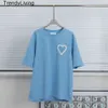 Nouveau 24ss hommes T-Shirts été 100% coton corée mode marque t-shirt hommes/femme casual col rond basique mâle femmes hommes t-shirt