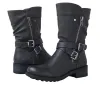 Botas Midcalf Women Boots Autumn Sapatos Mulheres Inverno Sapatos Vintage Wedge