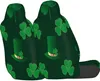 Autostoelhoezen Set 2 stuks Traditioneel St. Patrick's Day Universele voorstoelen Voertuigbinnenbeschermer Geschikt voor auto's