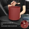 Accessoires d'intérieur Poubelle de voiture multifonction seau de rangement portable siège auto suspendu poubelle étanche outil de nettoyage de la poussière anti-fuite