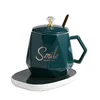 Tapis chauffe-tasse à café chauffage électrique pour tasses à thé garder les boissons et les bols électriques