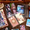 Alben Foursquare Fotoalbum mit großem Fassungsvermögen, A5-Aufbewahrungskartenalbum, Rose Manor Collection, herausnehmbares PVC-Innenseiten-Kartenalbum