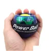 Akcesoria Sprzęt Gym LED Trener Ball Ball Gyroscope Wzmacniacz Gyro Power Arm Ćwiczenie Powerball Ćwiczenie Hine Sym235x Dro Dhqga