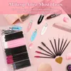 Kit per il trucco da 234 pezzi che include scatola portaoggetti in plastica, fermaglio per capelli, pennello per eyeliner, stick nero per occhi e applicatore per rossetto 13pm#