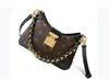 Mirror Quality Designers Small Twinny Bag 29cm Womens Brown Reverse Canvas Handle Handbag Luxury Black Cowhide Trims Purse Crossbody Shoulder Chain Box Bag