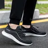 Casual Shoes Men Sports Solid Color Mesh Breathable Comfortable Lightweight Sneaker Spring Mens Shallow Mouth Air Lace Up