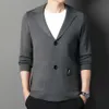 Veste Cardigan, nouveaux produits printemps-automne, pull à manches longues pour hommes, veste Cardigan tricotée moyenne et jeune