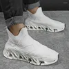 Casual Shoes Men Sock Blade Runing For Summer Breathable Sports High Street Sneakers Non-slip Leisure Walking Male