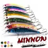 8pcllot 11 cm 135G Wędkarstwo Przynęty klasyczny styl Minnow Bait Tackle Zestaw HQ051 240313