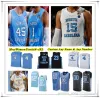 North Carolina Tar Heels UNC College Basketball Jersey RJ Davis Armando Bacot Harrison Ingram Cormac Ryan Elliot Cadeau Seth Trimble Jalen Washington Vince Carter