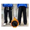 Men's Pants Boys' Autumn Plush Mid To Big Kids' Spring And Sports Leisure Time Handsome Trendy