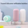Butelki do przechowywania silikonowe do mycia ciała szampon dezynfekujący przenośny kosmetyczny balsam do napełniania butelki do napełniania