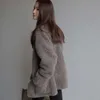 Granular Cashmere Lamb Wool Coat for Women Autumn and Winter New Korean Version Loose Mångsidig päls en bit kort topp