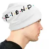 Berets Friends Beanie Cap Unisex Winter Warm Bonnet Femme Knitted Hats Cool Outdoor Skullies Beanies Caps For Men Women