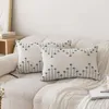Housse de coussin décorative en lin, Style Boho Shabby Chic européen, pour canapé, lit, maison, taie d'oreiller, 4545cm