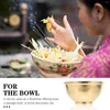 Vinglas Pure Copper Buddha Erbjudande Bowl Ritual Altar Drinking Bowls Smooth Offer Utensil Heminredning Offer Prop