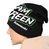 Bérets Kawasakis Logo Skullies Bonnets Casquettes Streetwear Hiver Chaud Hommes Femmes Chapeau À Tricoter Adulte Unisexe Sport Motos Bonnet Chapeaux