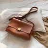 Bag PU Leather Crossbody Bags For Women 2024 Shoulder Solid Color Simple Women's Trend Lux Black Handbags And Purses Sac