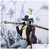 Decompression Toy 16Cm One Piece Drace Mihawk Figurine Combat Ver. Pvc Action Figure Collection Model Toys Gift For Collectible Drop D Dhjt1