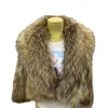 新しい秋/冬の暖かい手作りの織物のショールが大きなフリップカラーファッション本物の毛皮のコート