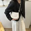 Симпатичные однотонные сумки на шнурке для женщин, корейские сумки на ремне из искусственной кожи, тренды 2024 года, роскошная дизайнерская сумка подмышками