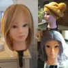 يقف أفرو أصلع أصلع رئيس Doll رئيس عارضة أزياء لجعل شعر مستعار عرض القبعة التجميل مانيكين رئيس دمى أنثى رئيس التدريب