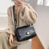 Bag PU Leather Crossbody Bags For Women 2024 Shoulder Solid Color Simple Women's Trend Lux Black Handbags And Purses Sac