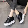 Skor strass vit plattform sneakers kvinnor casual skor kil plattform dolda klackar bekväma damer sneakers kvinnor skor 2023